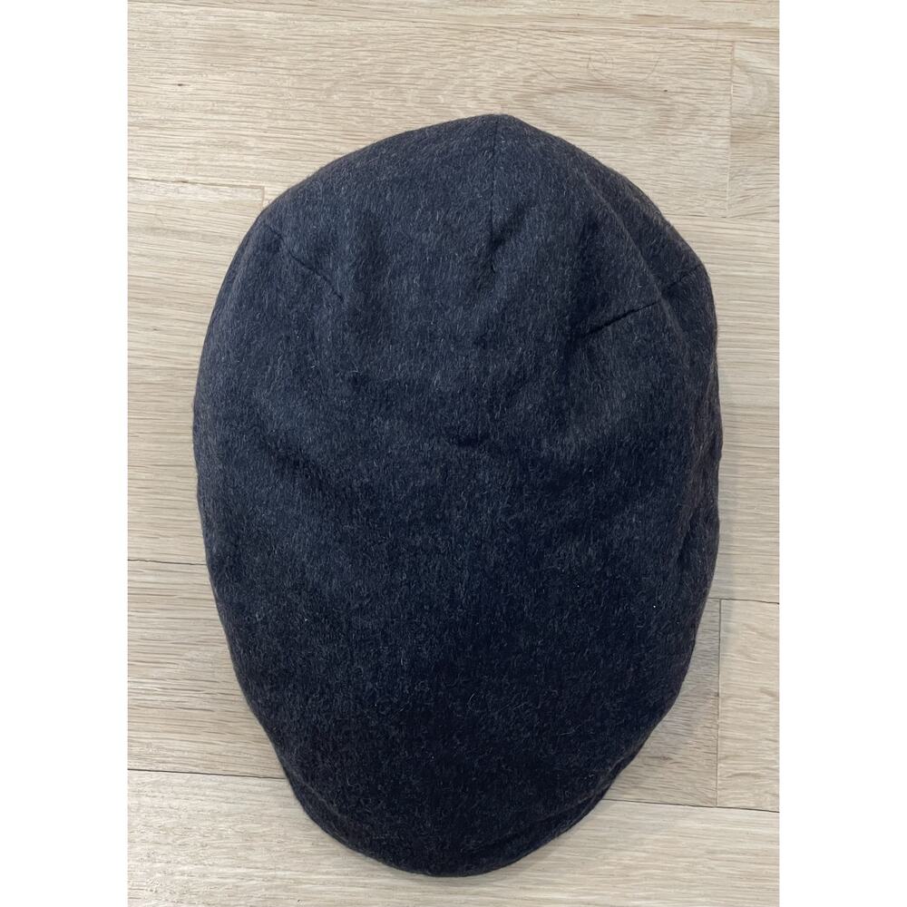Joseph & Lyman Hat Cap Newsboy Mens XL Black Cashmere Felt Lined Ear Flap - Picture 10 of 10